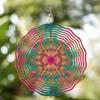 10 Zoll Hängendes Windspiel mit 360 Grad Drehhaken Outdoor Gartendekor für Frühling Sommer Hof Rasen Kreative Geschenkidee