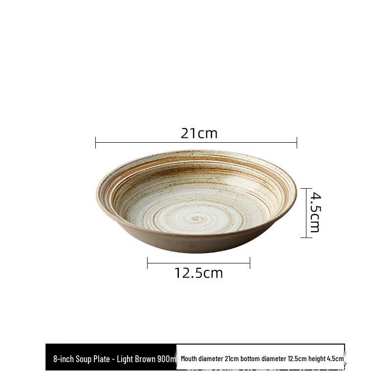 Abay Ceramic Pasta & Soup Plate