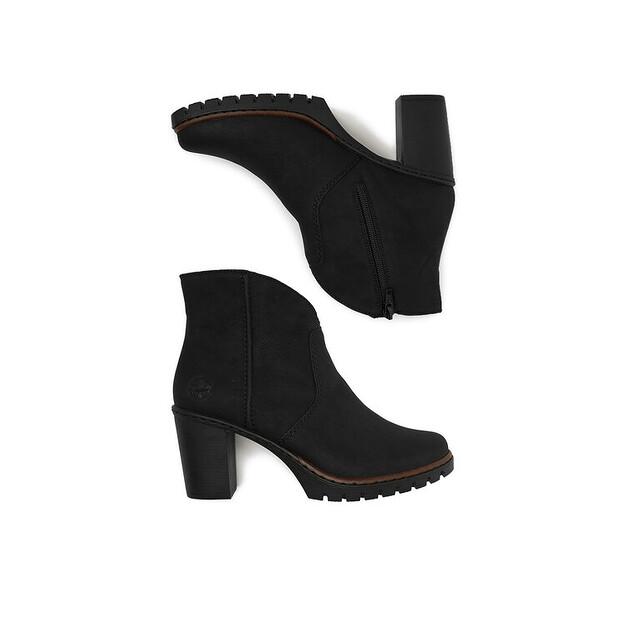 Rieker Y2553-00 Black Ankle Boots
