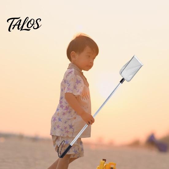 Beach Mesh Shovel Sand Sifter Adjustable Long Handle Aluminum Alloy Shark Teeth Collecting Kids Shells Sea Glass Tooth Filter Scooper