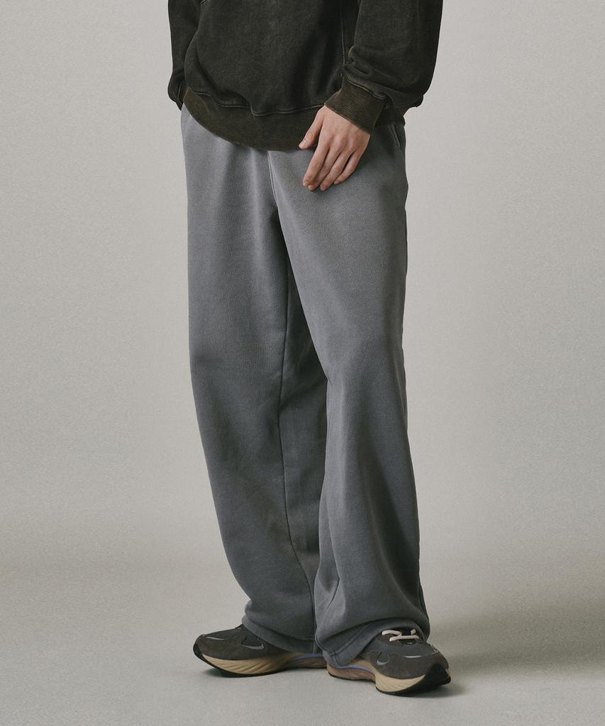 Beodeonteu (Fleece-Lined) Basic Wide Sweatpants [Gray]