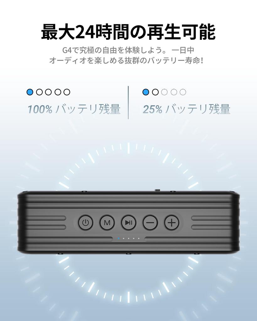 BOGASING G4 Bluetooth 50W Powerful Enhanced Continuous DSP IPX7 TWS Bluetooth TF Card Speaker, Wireless, Portable, Sound, Bass, 24-Hour Playback,