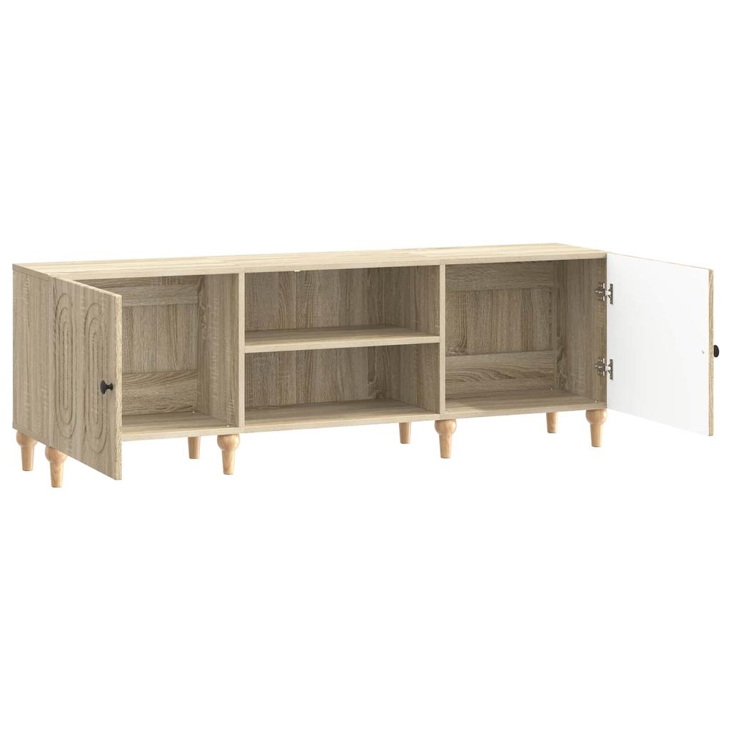 TV Cabinet In Sonoma Oak Finish 150 X 31 X 50 Cm Particleboard