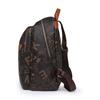 Leather Women Letter Printed Backpack Student Schoolbag Large Capacity Travel Bags