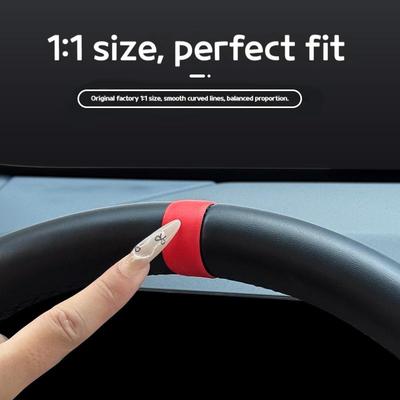 Per BMW Serie 3 5 G20 G60 X3 X5 G45 G05 auto Etichetta di allineamento volante in pelle adesivo decorativo Accessori interni