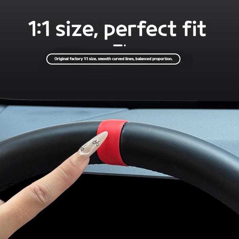 Pro BMW řady 3 5 G20 G60 X3 X5 G45 G05 auto Kůže Štítek pro zarovnání volantu dekorativní nálepka Interiérové doplňky