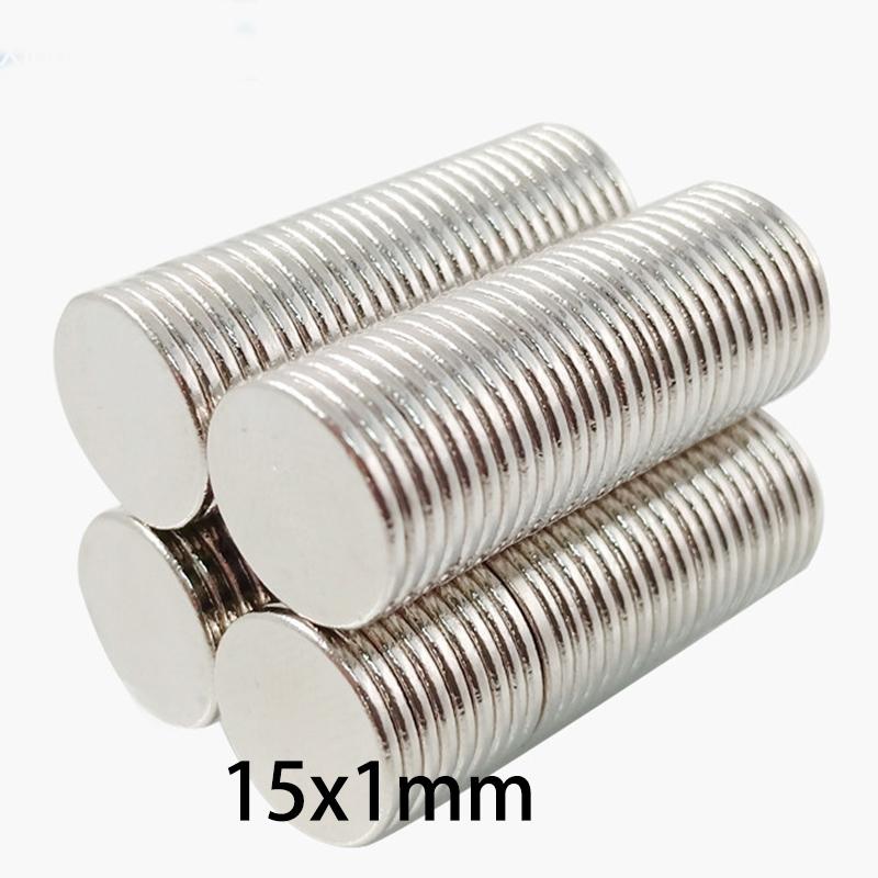 10/20pcs 15x1mm & 6x1mm Ultra-Thin Magnets - Large and Small Slim Discs for Invisible Mounting