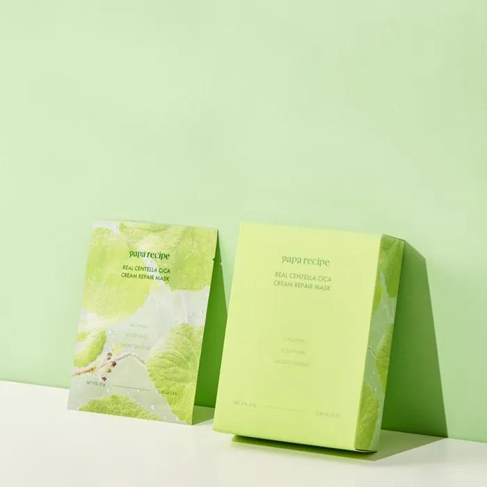 Real Centella Cica Cream Repair Mask (10 sheets)