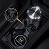 cwcr1 2Pcs Honda Logo Water Cup Pad Laser Silent Mat For Honda Civic Accord Crosstour Spirior Odyssey Avancier UR-V Sienna Elysion