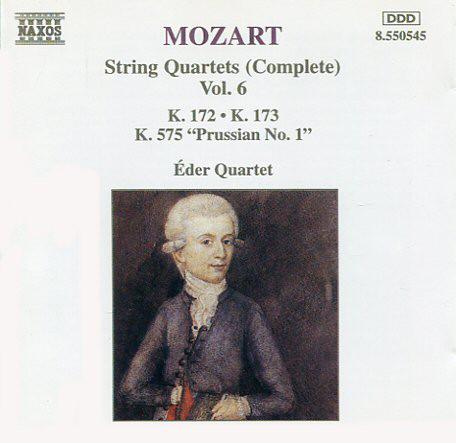 

CD W.A. MOZART - Qt Str 12/13/21 8550545 Naxos 1994 Europe ObiClassical Used