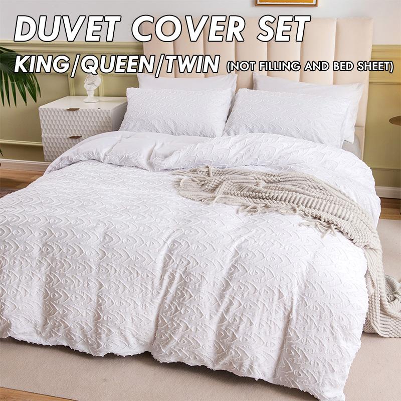 Luxury Geometric White Duvet Cover Bedding With Pillowcase Double Large King Size At Affordable S Free Real Reviews Photos Joom Luxury Geometric White Duvet Cover, Largest Size King Bedspread