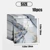 10-50PCS Imitation Marble 3D Ceramic Tile Wall Renovation Decoration Sticker Waterproof Self-adhesive Homeelf-adhesive Wallpaper