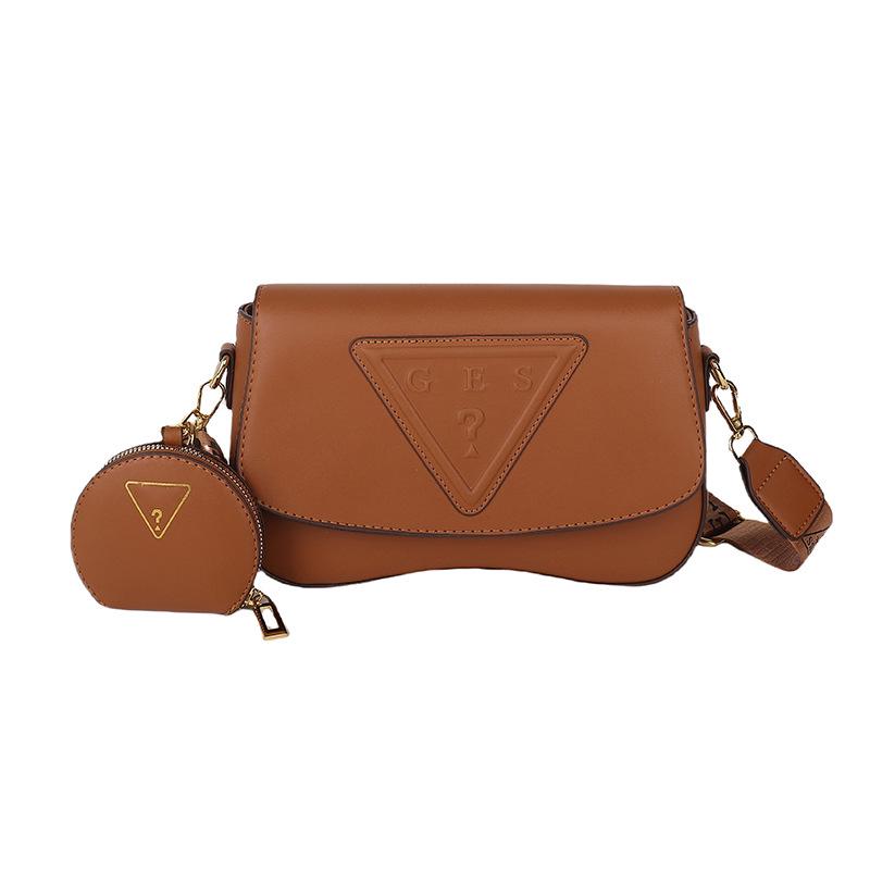 

Модный женский набор сумок с принтом букв: Большие и маленькие сумки кроссбоди коричневый/чистый