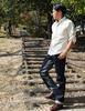 Kojima Jeans Monkey Combo Size 40 Pants, Herringbone,