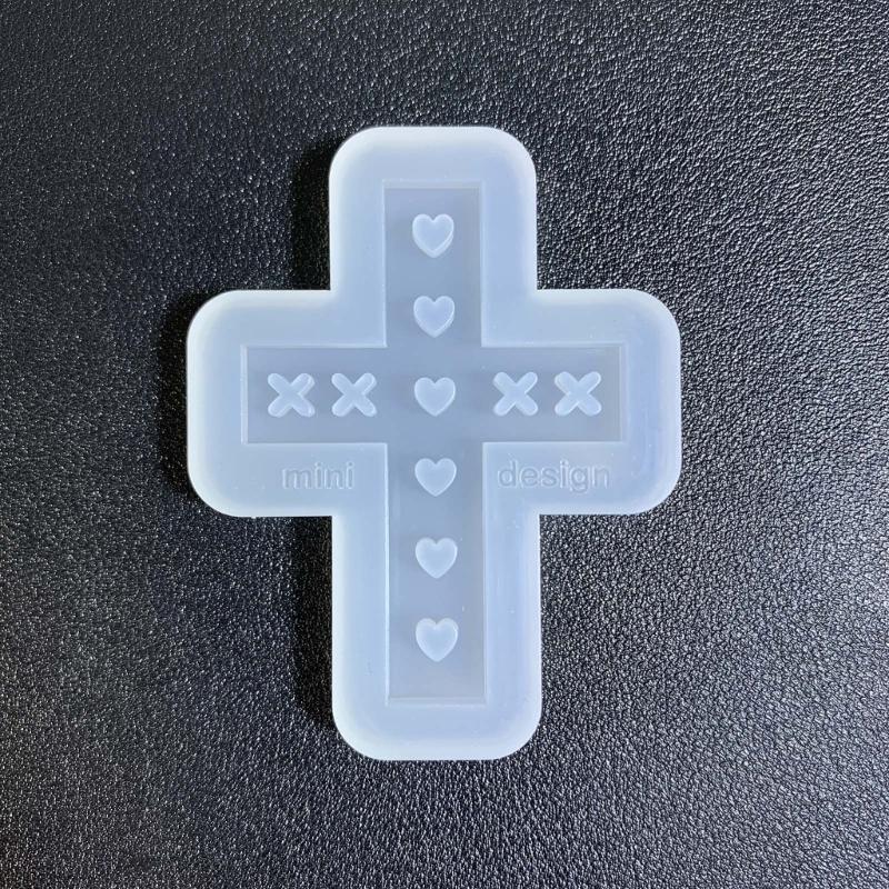 11-styles Love- Keychain Combination Ornament Mold Epoxy Resin Jewelry Mold Resin Casting Pendant Mold Suitable for Diy