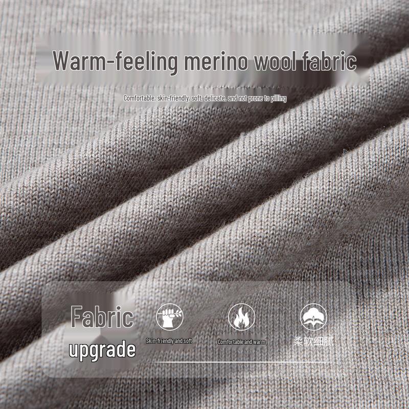 Hodo Men's Wool Blend Crewneck Sweater