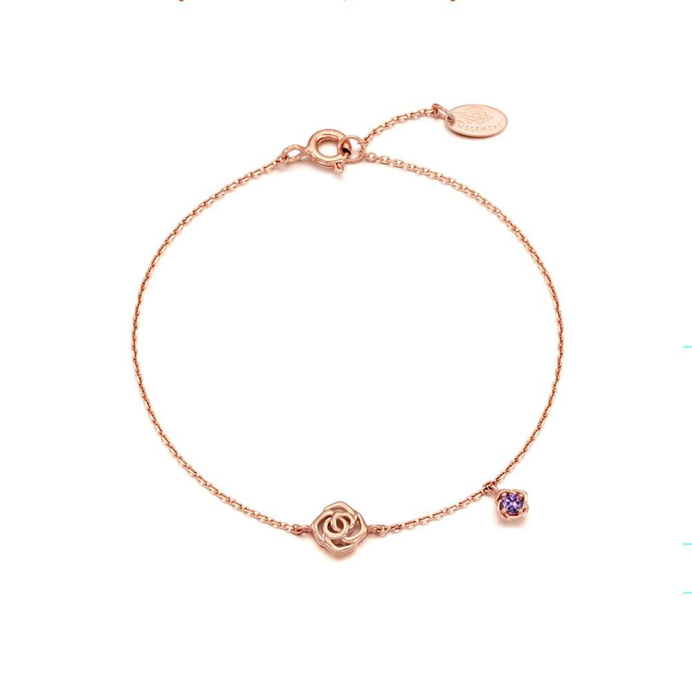 [Exclusive Package][Rosemont] Silver Bracelet (February Birthstone) Rc0342