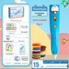 Rechargeable 1.75mm Low-Temperature 3D Printing Pen for Kids - Ideal Educational Gift