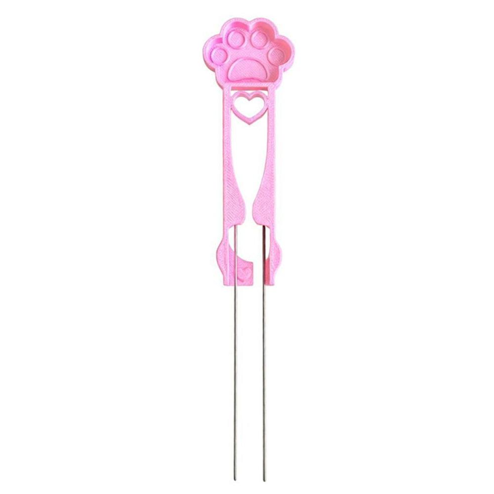 New Cat's Paw Collage Beans Pen Butterfly Point Grip Collage Beans Clip DIY Handheld Collage Bead Tool