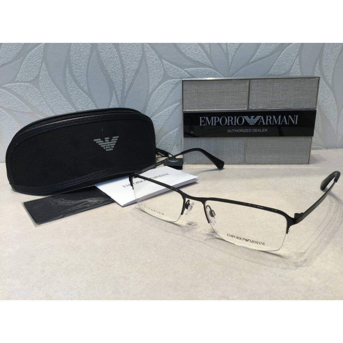 Used [New] EMPORIO ARMANI Glasses Frame EA1044TD 3001 Black  Unused