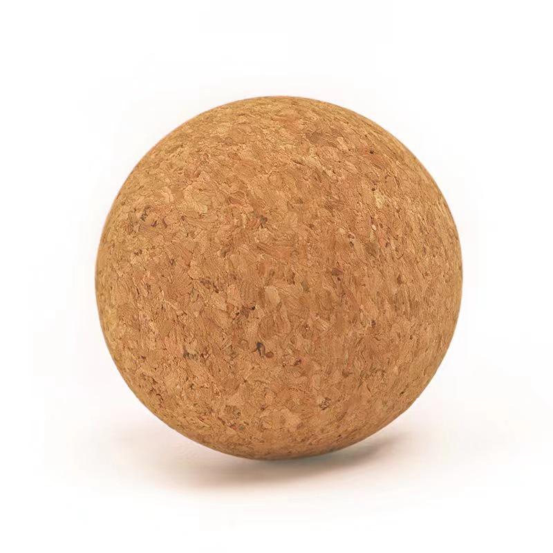 High-Density Cork Yoga Ball for Muscle Relaxation & Fascia Exercise