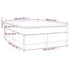 3144678 vidaXL Lit à sommier tapissier et matelas Vert foncé 140x190cm Velours