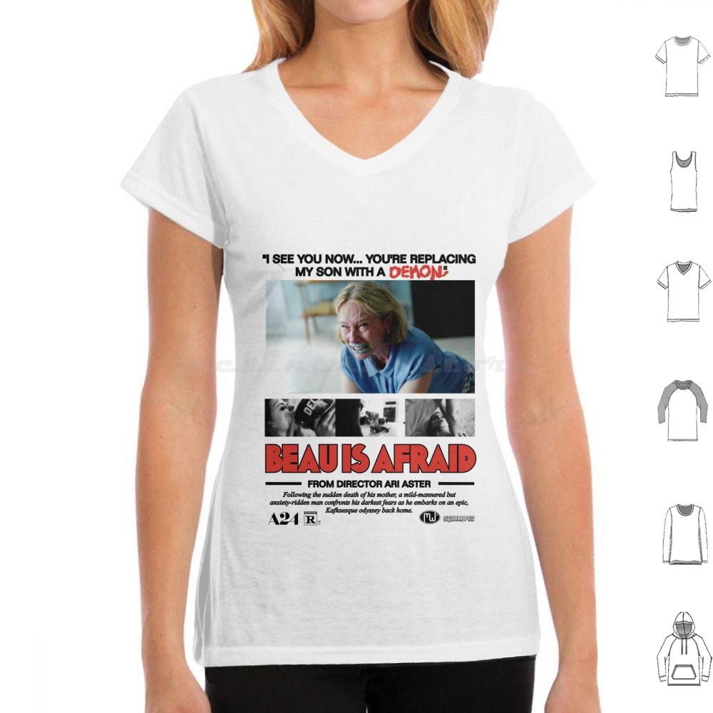 

Beau Is Afraid Replacing My Son With A Demon T Shirt 6xl Cotton Cool Tee Beau Is Afraid Ari Aster Midsommar A24 Horror 3XL