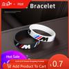 Car Sticker 2025 Hot Car Logo Silicone Sports Bracelet Outdoor Sports Elastic Wristband Wholesale For BMW M X1 X3 X5 X6 X7 E30 E