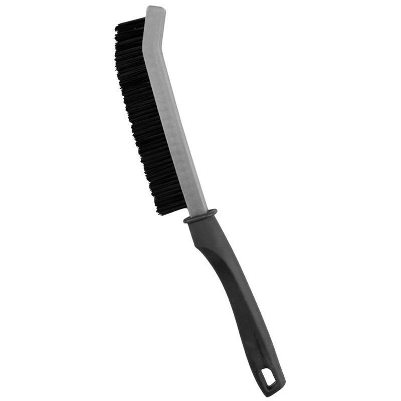 Long Handle Crevice Cleaning Brush for Bathroom, Kitchen, Toilet, Sink, Windows, and Grooves with Stiff Bristles