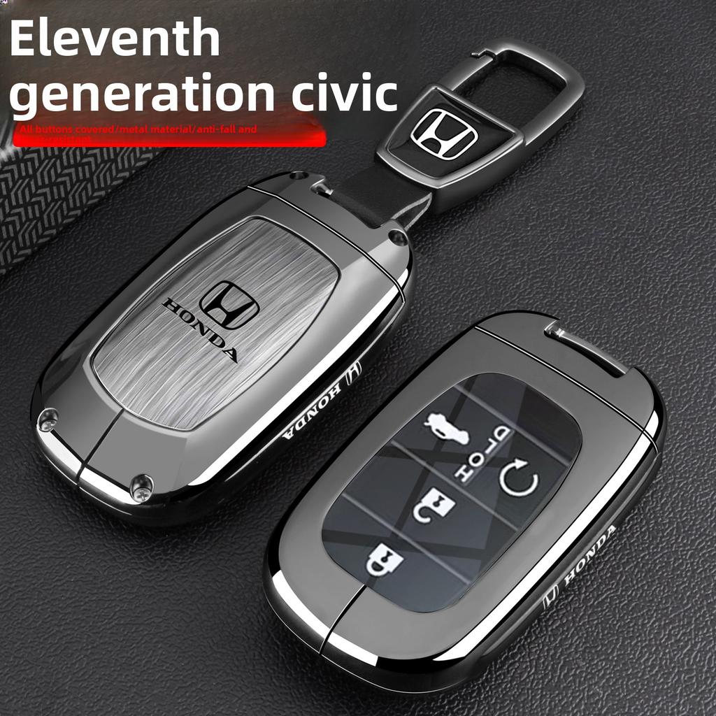 Honda 11th Generation Civic Keycase 22/25 New Civic 11th Generation Intelligent Fun Plus Car Metal Buckle Shell