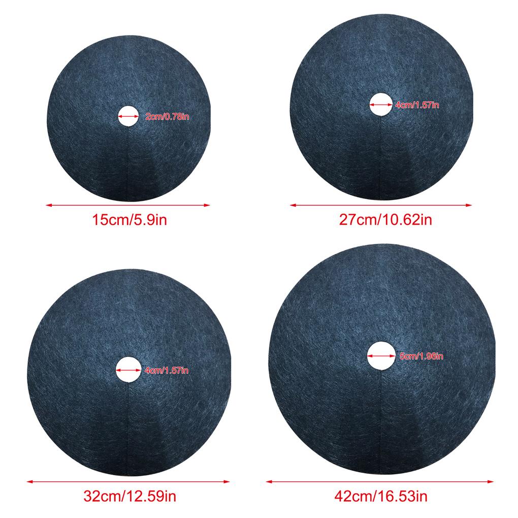 Baumschutz Unkrautmatte Vliesstoff Gemüse Kontrollbarriere Ring Innen Außen Anti-Gras Gartenaccessoires