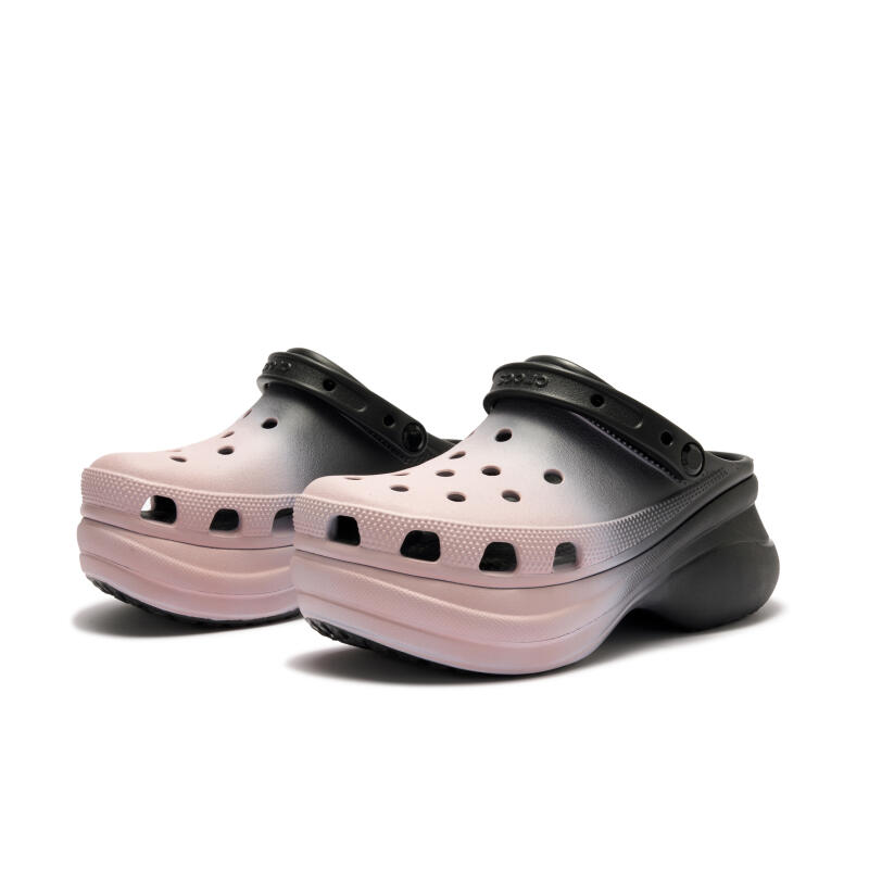 Crocs Bae Clog EVA Little Whale Black Pink Vintage Clog Hole Shoes Women's Black Pink