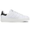 Adidas Originals Stan Smith Bold Casual Slip-Resistant Lightweight Low-Top Sneakers Women sneakers Black White BA7771