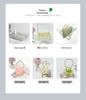 Drop-Shaped Dried Flower Photo Frame - Preserved Floral Decor for Home, Living Room, Weddings, and Parties