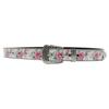 Rhinestone Belt Rose Print Niche Fashion Couple Belt Punk Trend Student Bohemian Style