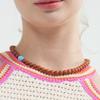 BONBEAU 8mm exotic color glass ball Necklace Czech glass 8mm ball bead necklace 4 colors