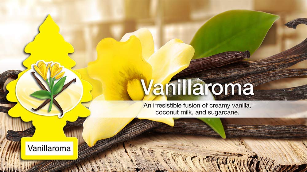 Little Tree Air Freshener [Vanillaroma 6pac] Great value set of