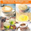 USB-Rechargeable Handheld Electric Milk Frother & Egg Beater