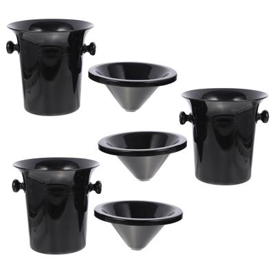 3 Stuks Filters Spuugvat Creatieve Proefspuwbak Drankemmer Plastic Rond Dump Baby