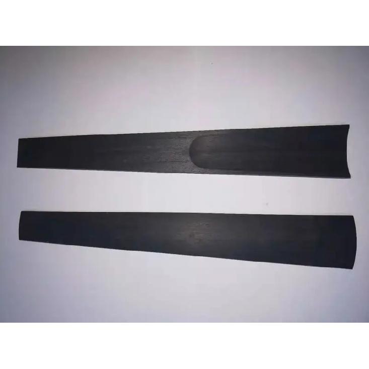 2 PCs Quality Violin Fingerboard Ebony Natural color 4/4 Violin Parts
