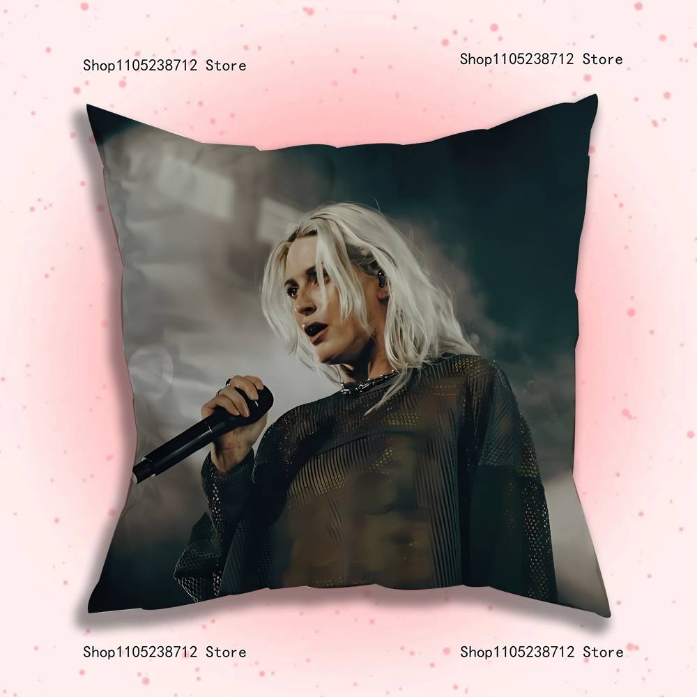 Rock E-Emily A-Armstrong Pillow Case Cute Cartoon Anime Peripheralsbedroom Sofa Decorative Cushion Cover Soft Cushion Cover