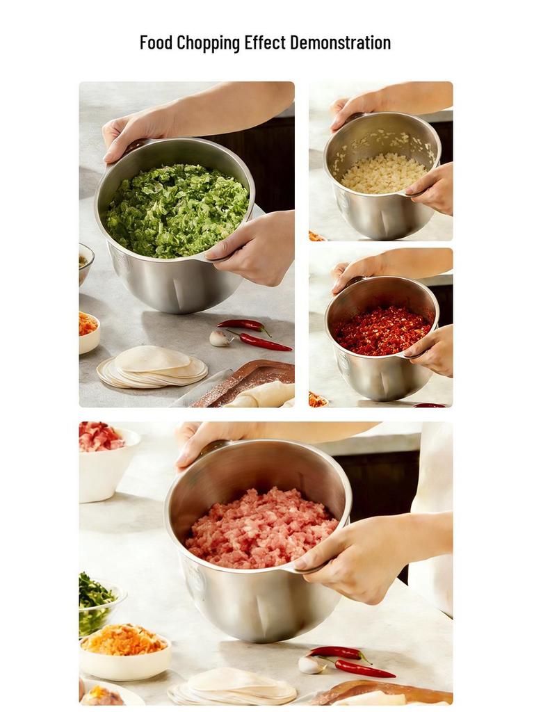 Xinfei Stainless Steel Multi-Function Electric Meat and Vegetable Grinder for Home and Commercial Use
