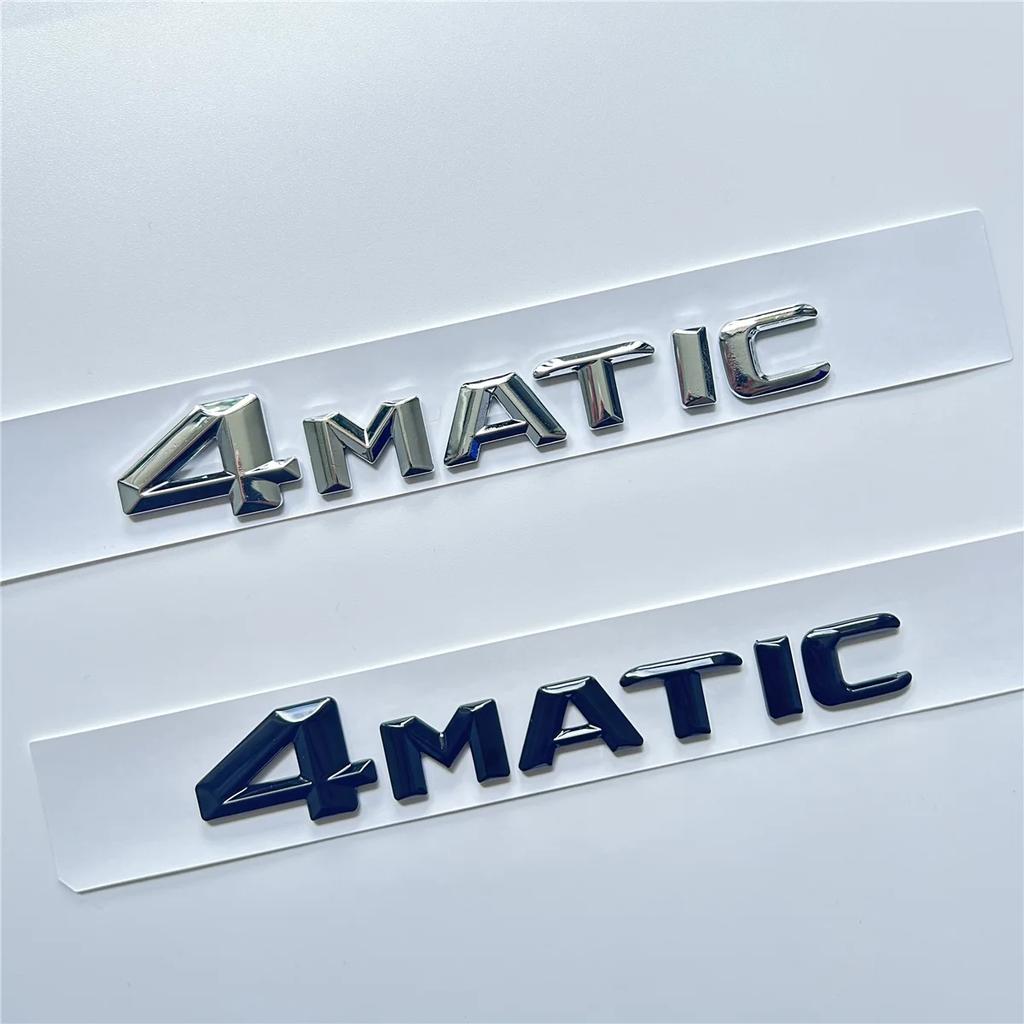 acurcv1 GLB W211 For Mercedes Benz A B C E G S ML SL CL GLA CLA Class AMG 4MATIC 4 MATIC Trunk Chrome Matte Black Letters Emblem Badge s