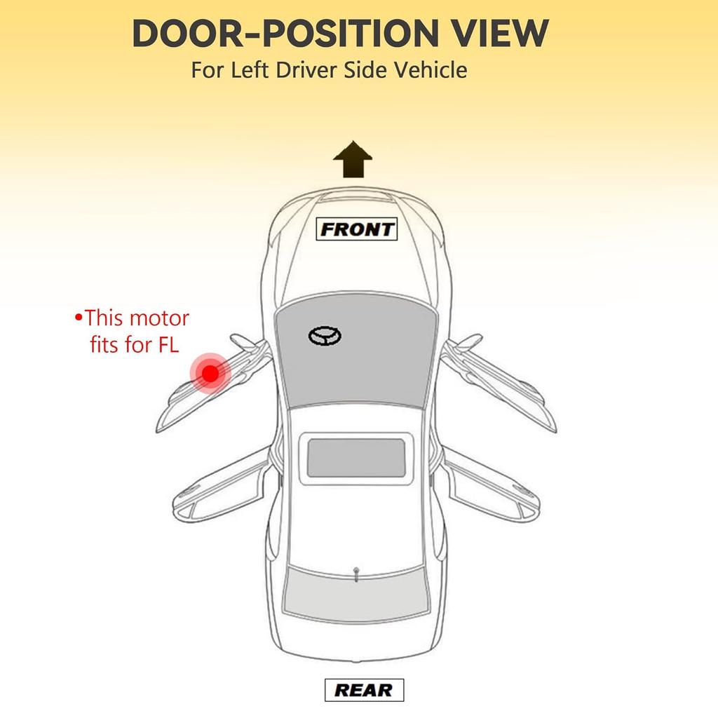 Driver Side Window Motor Compatible For Kia Optima 2011-15 Front Left Door Window Regulator Motor Without Auto Up