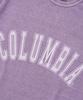 COLUMBIA UNIVERSITY Columbia Tot Dyed S/S T-Shirts_Vintage Purple