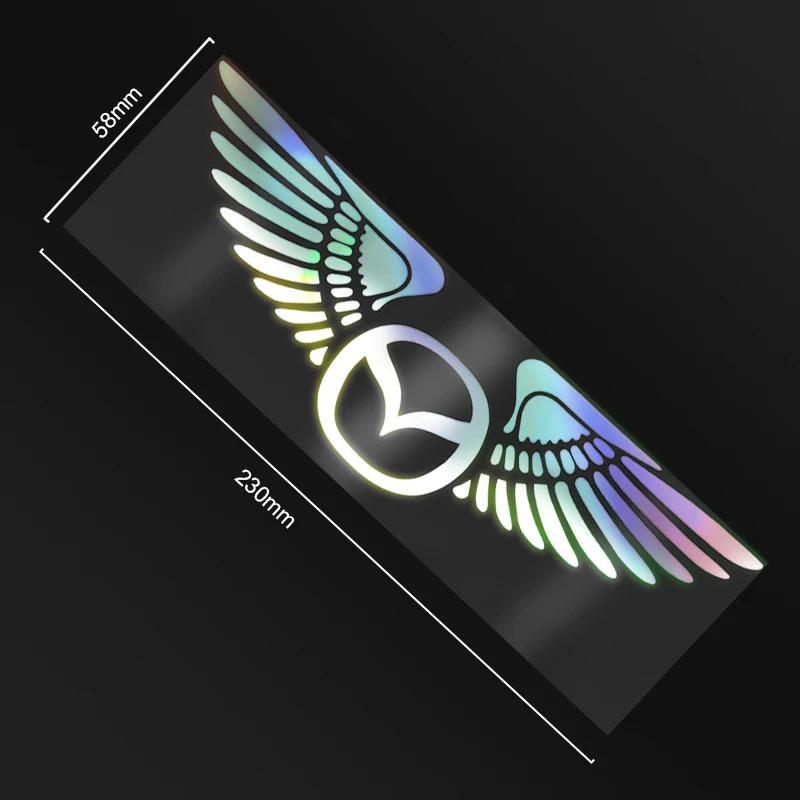 Car Logo Stereo Front Hood Car Exterior Decoration Badge Stickers For MAZDA 2 3 6 ATENZA 3 BK BL 5 CR CW 6 II GH CX-7 ER MX-5 NC A1