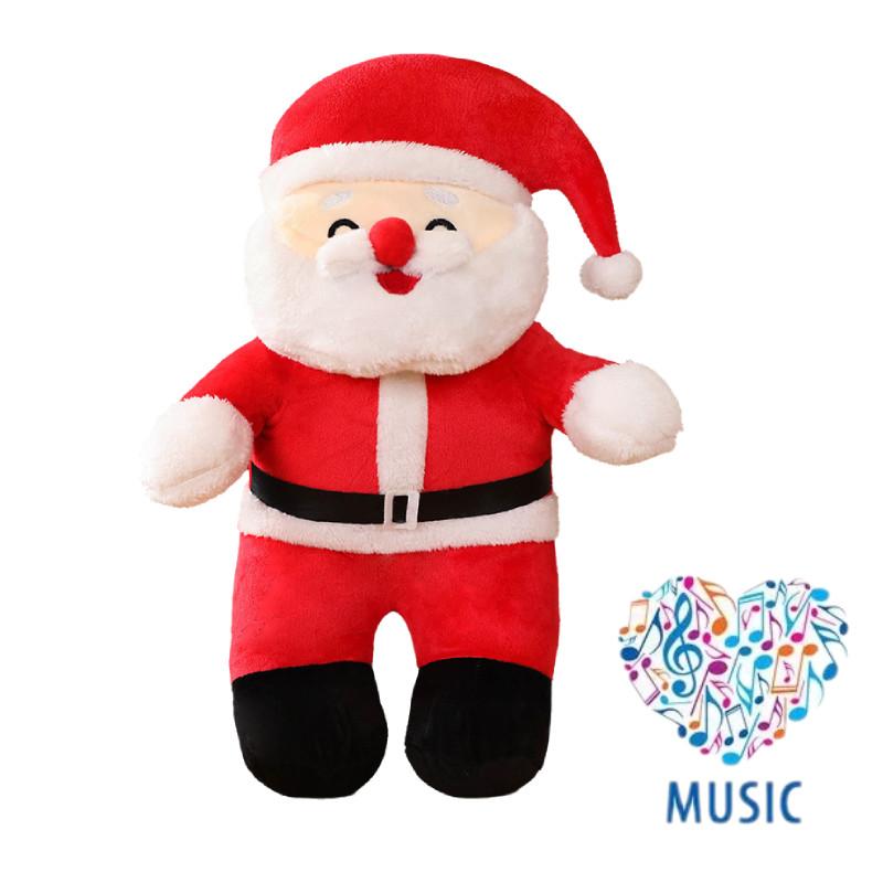 Adorable Plush Santa Claus Doll Christmas Cushion Soft Toy For Kids Gift 35cm 50cm 80cm 100cm