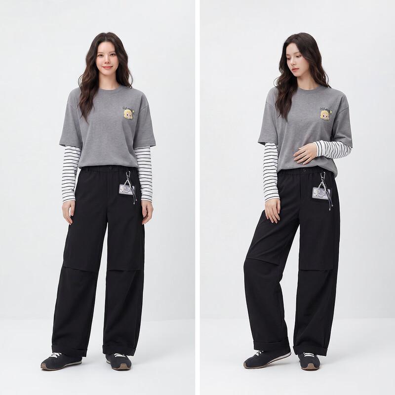 Semir XAHAA Co-branded Women's Curved Leg Casual Pants