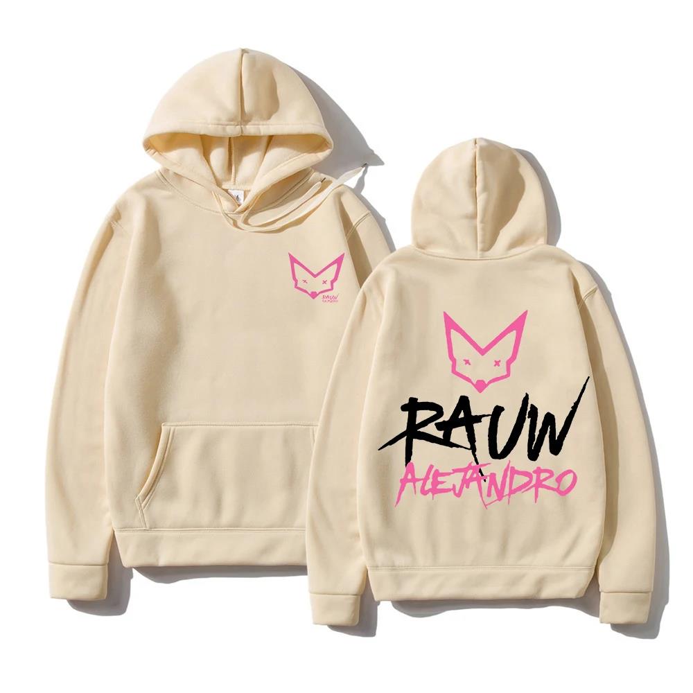 Herren_Damen Kleidung Rapper Rauw Alejandro Saturno Hoodies Langarm Lässiges Fleece Kapuzensweatshirt Sudadera Ropa Unisex Hombre
