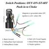 6 Wire 3 Position Ignition Starter Keys Switch 8717009A5 87-17009A2 17009A2 MP41070 for Mercury Outboard Control Box